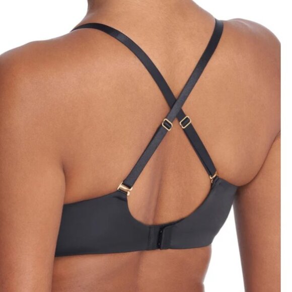 Natori Comfort Evolution Full Fit Memory Foam Convertible Underwire Bra Black 38 - Picture 9 of 10